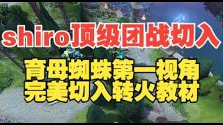 shiro顶级团战切入育母蜘蛛【三好大叔Dota2】