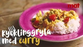 Enkelt recept på krämig kycklinggryta med curry – perfekt vardagsmiddag!