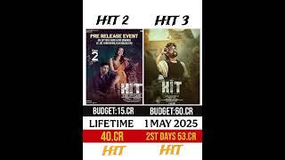 HIT 2 VS HIT 3 BOX OFFICE COLLECTION VIDEO #shortsviral #anirudhviralvideo