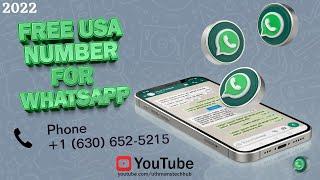 How To Get USA  Number For WhatsApp Verification 2023