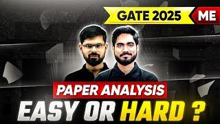 GATE 2025 ME Paper Analysis Was it Difficult or Easy?