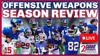 Breaking Down Giants' Players - Season Review: QBs, RBs, WRs & TEs!