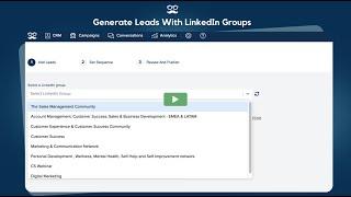 Generate quality leads using Meet Alfred's LinkedIn groups Automation