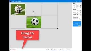 Move or remove pictures from collage - Free Snipping Tool