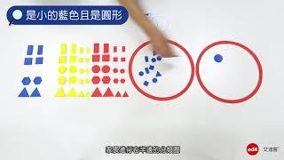 【親子遊戲：不是A也不是B】數感帶著走-形、邏輯與關係 3 ｜Edx 艾迪客 兒童益智教玩具