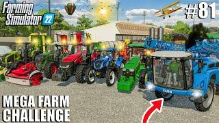 BUYING NEW EQUIPMENT FOR THE MEGA FARM | MEGA FARM Ep.81 | Farming Simulator 22