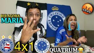 REACT BAHIA 4x1 CRUZEIRO DE VIRADA | ATLETICANO ZOANDO CRUZEIRO QUE LEVOU GOLEADA