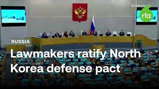 Russian Parliament votes to ratify North Korea partnership treaty | Radio Free Asia (RFA)