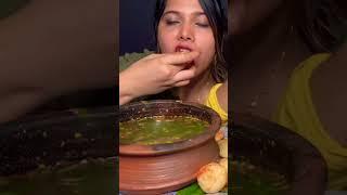 Spicy Pani puri eating challenge | golgappa eating asmr |