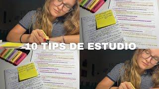 EMPIEZA A SACAR DIECES: tips de estudio, organización, consejos…