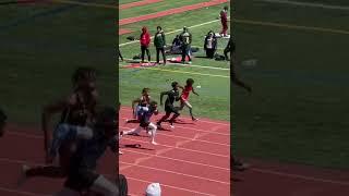 8th grader Kameran Warren runs 11.24 in  Atlanta Track Classics Middle School Boys