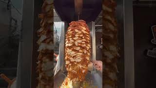 Bulky Slab of Chicken Shawarma #streetfood #shorts