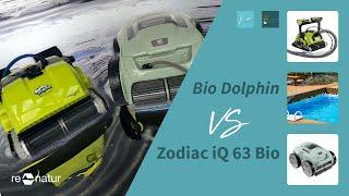 Welcher macht besser sauber? Reinigungsroboter Bio Dolphin oder Zodiac Alpha iQ 63 (Teil 1)