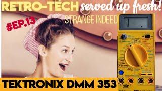 RETRO-TECH ○ TEKTRONIX DMM 353 Vintage Multimeter Mini Review & Teardown!