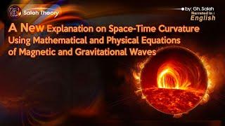 A New Explanation on Space-Time Curvature Using Equations of Magnetic and Gravitational Waves