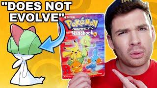 Official Pokemon Handbooks That Are WRONG