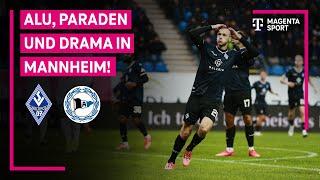 SV Waldhof Mannheim - DSC Arminia Bielefeld, Highlights mit Live-Kommentar | 3. Liga | MAGENTA SPORT