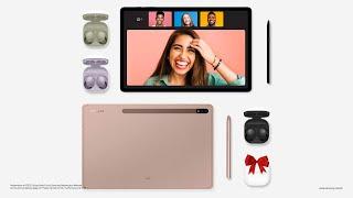 Galaxy Tab S7+ w/ FREE Galaxy Buds 2 | Celebrate the Holidays with Galaxy