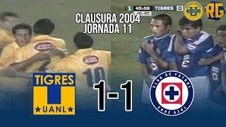 TIGRES vs CRUZ AZUL 1-1 | Resumen | Clausura 2004 Jornada 11 | LIGA MX | Gol de Claudio Suárez