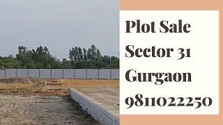 Plot Sale  Sector 31 Gurgaon 9811022205