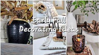 Fall Decorate With Me 2024|  Rustic Organic Lux Ideas