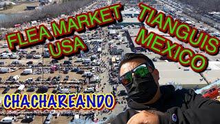 Chachareando en un Tianguis en USA