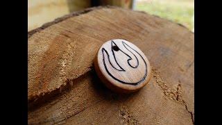 Making a Simple, Circular Wooden Keychain