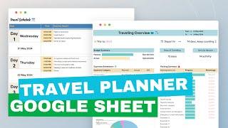 Cara Mudah Membuat Rencana Liburan dengan Template Google Sheet Travel Itinerary Planner