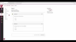 Screencast   How to take a quiz in Canvas