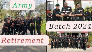 Indian Army Retirement Batch || Pension Drill All Process ||Best Memories || Vitern Army @nizu2466