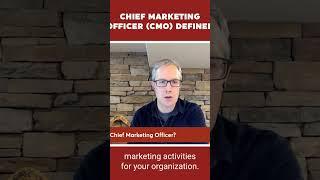 What a Chief Marketing Officer really! #marketing