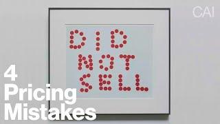 4 Pricing Mistakes Preventing You from Selling Your Art (& How To Fix Them)