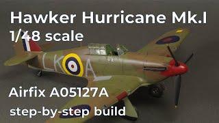 Hawker Hurricane Mk I 1/48 scale model build, Airfix A05127A