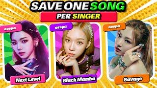 SAVE ONE SONG (KPOP EDITION)  Kpop Quiz Challenge 2024 | K-Music Quiz