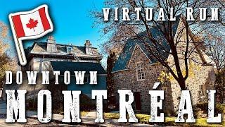 REDMILL | Virtual un - MONTREAL - DOWNTOWN - CANADA - #treadmill #virtualrun #run