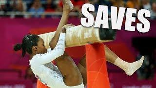 Amazing gymnastics saves | Compilation