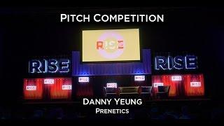 RISE 2015. Day Two. Centre Stage. Pitch competition - Danny Yeung from Prenetics.