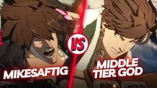 GGST ▰ Top Sol Vs Top Chipp | Mikesaftig Vs MiddleTierGod | Celestial Floor | Ver. 2.06