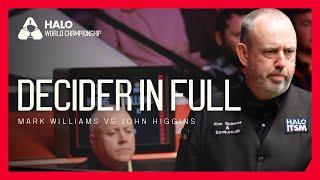 LEGENDS COLLIDE: Epic Mark Williams vs John Higgins Decider IN FULL | Halo World Championship 2025