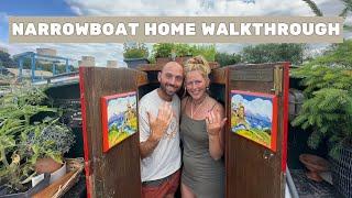 Narrowboat Home Tour: Full Walkthrough of our 59ft Off Grid Home