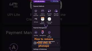 How to remove auto pay system in phonepe app. #phonepe  #autopay #karnataka