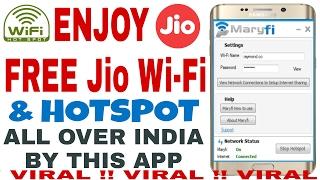 Enjoy Free Jio Wi-Fi & Hotspot All Over India ! How To Use Free Wi-Fi Anywhere.