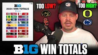 REACTING TO BIG TEN WIN TOTALS; TOO HIGH, TOO LOW OR JUST RIGHT ON FANDUEL?