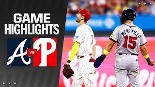 Braves vs. Phillies Game Highlights (9/1/24) | MLB Highlights