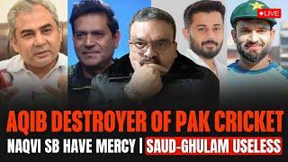 Aqib destroyer of Pak team, Naqvi G Meherbani, Saud-Ghulam useless, Rohit-Kohli for Champions Trophy