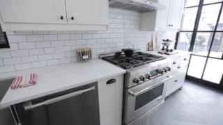 Interior Design — Crisp, Clean & Narrow Brooklyn-Style Galley Kitchen Renovation