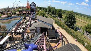 BOOMERANG Roller Coaster First Row Energylandia 2023 GoPro Hero Black