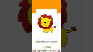  Let's Draw a Lion  | Drawing for School ‍ #art #shorts #trending #school #diy #drawing