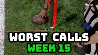 Top 5 Worst Referee Calls of Week 15 | NFL 2020 Missed calls