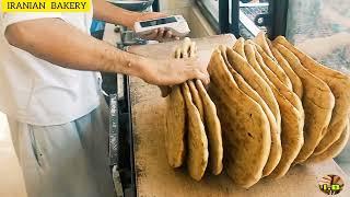 Baking Bread|Baking best Bread|Cooking Barbari Bread in Tehran